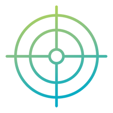 Icon of a bullseye