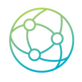 Icon of interlocking arcs and circles