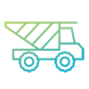 Icon of mining vehicle