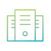 Icon of three overlapping servers