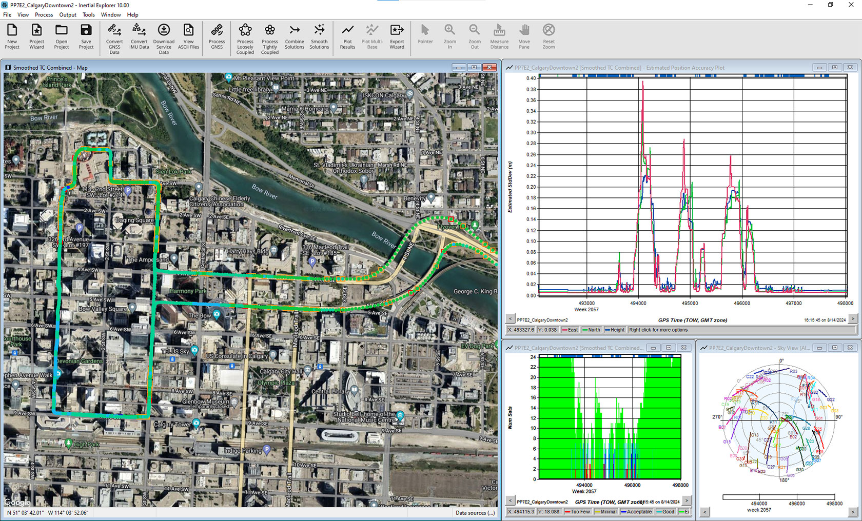 Screenshot of Inertial Explorer